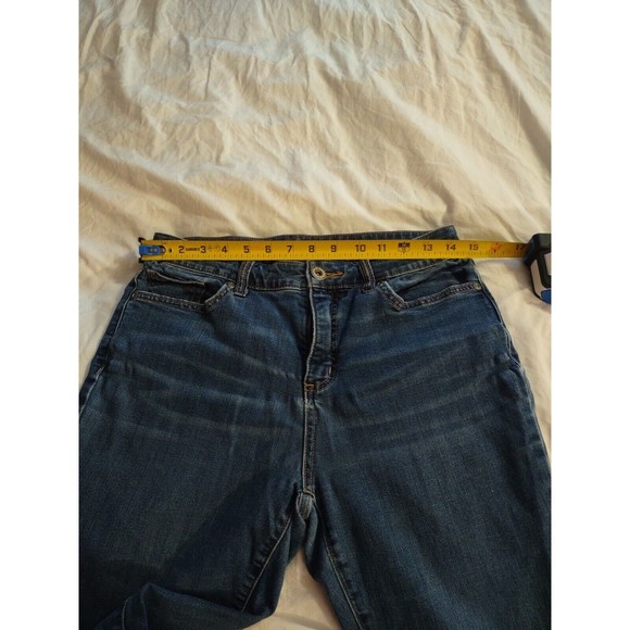 St John's Bay Blue Bootcut Jeans Size 10 - Picture 6 of 9